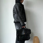 Black Messenger Leather Bag