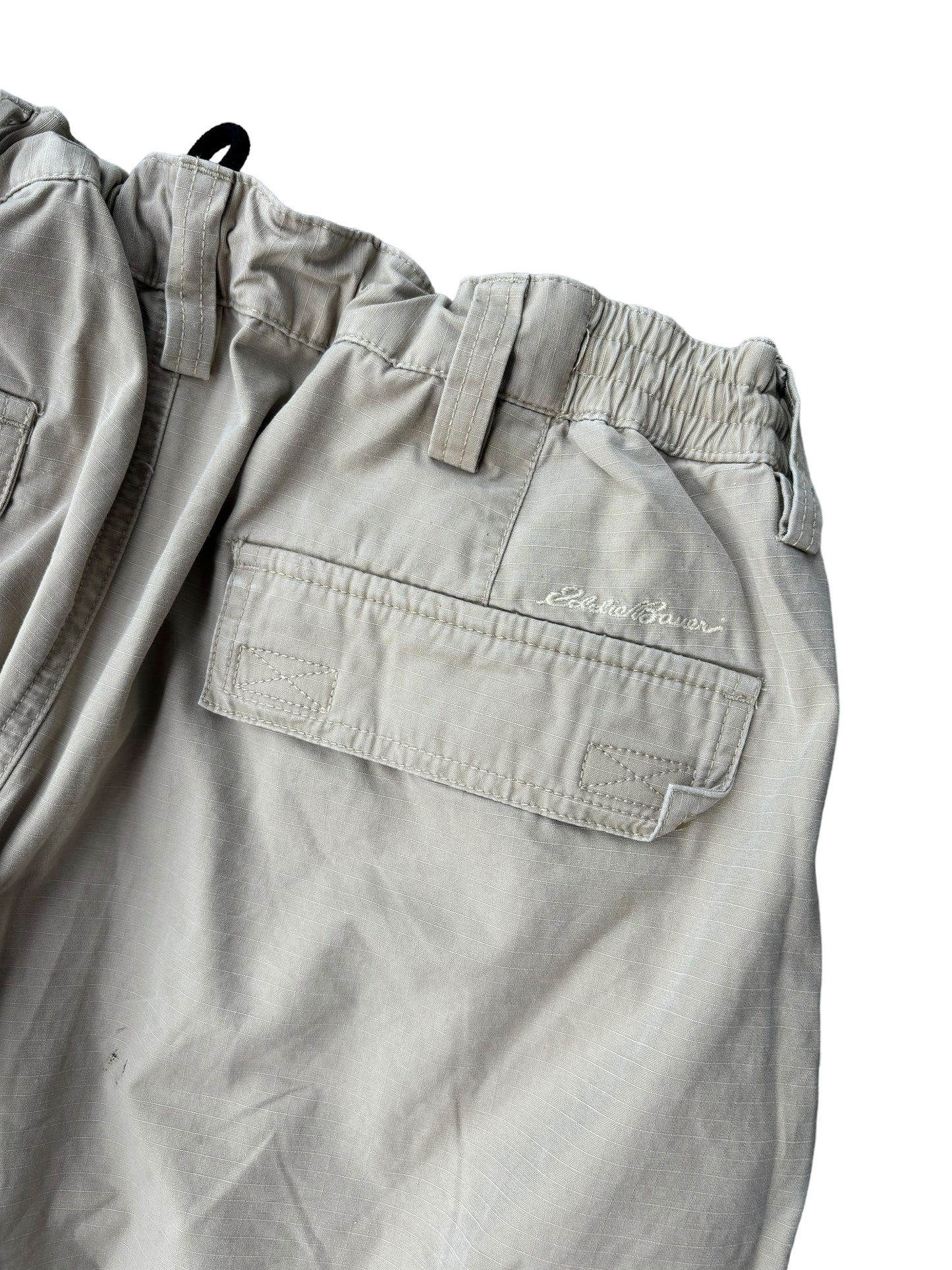 Vintage Parachute Convertible Cargos - Beige