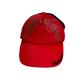 Cyber Y2K Cap -Rhinestone Red