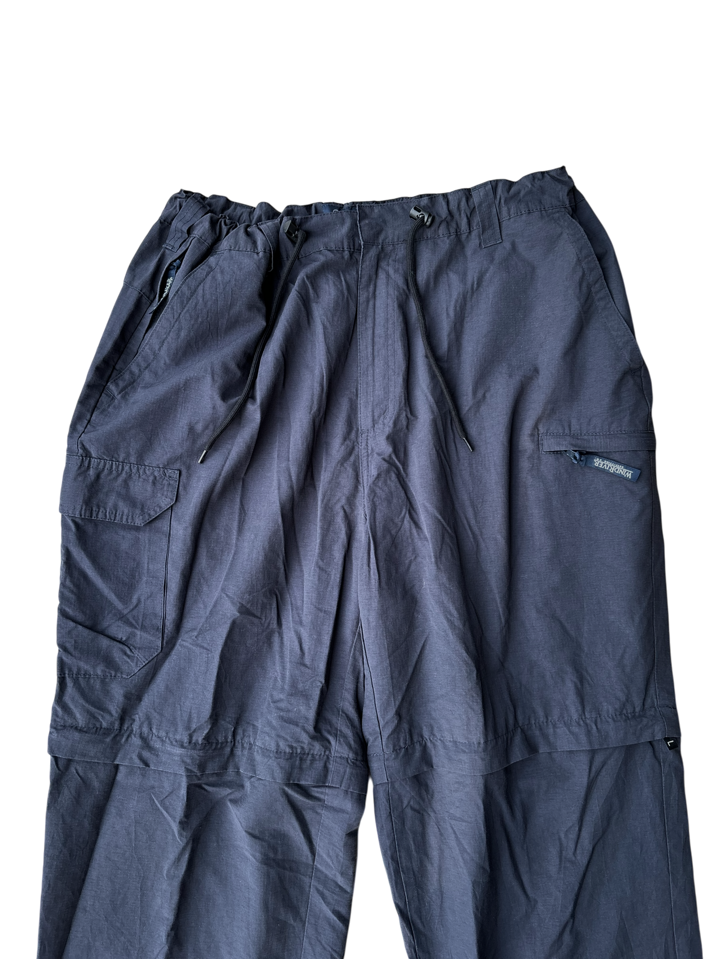 Vintage Parachute Convertible Cargos - Navy