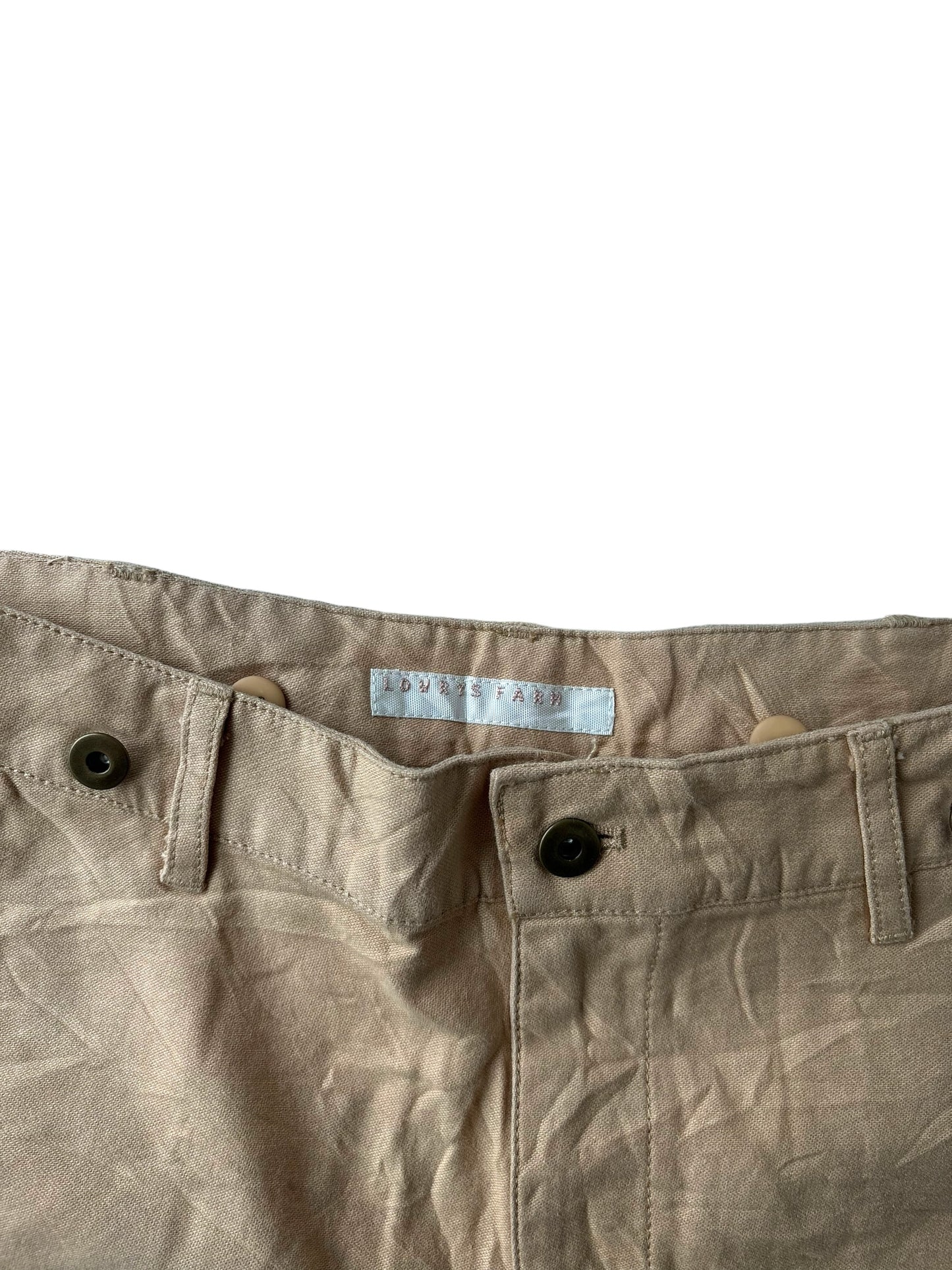 Y2K Cargo Skirt - Light Military Brown