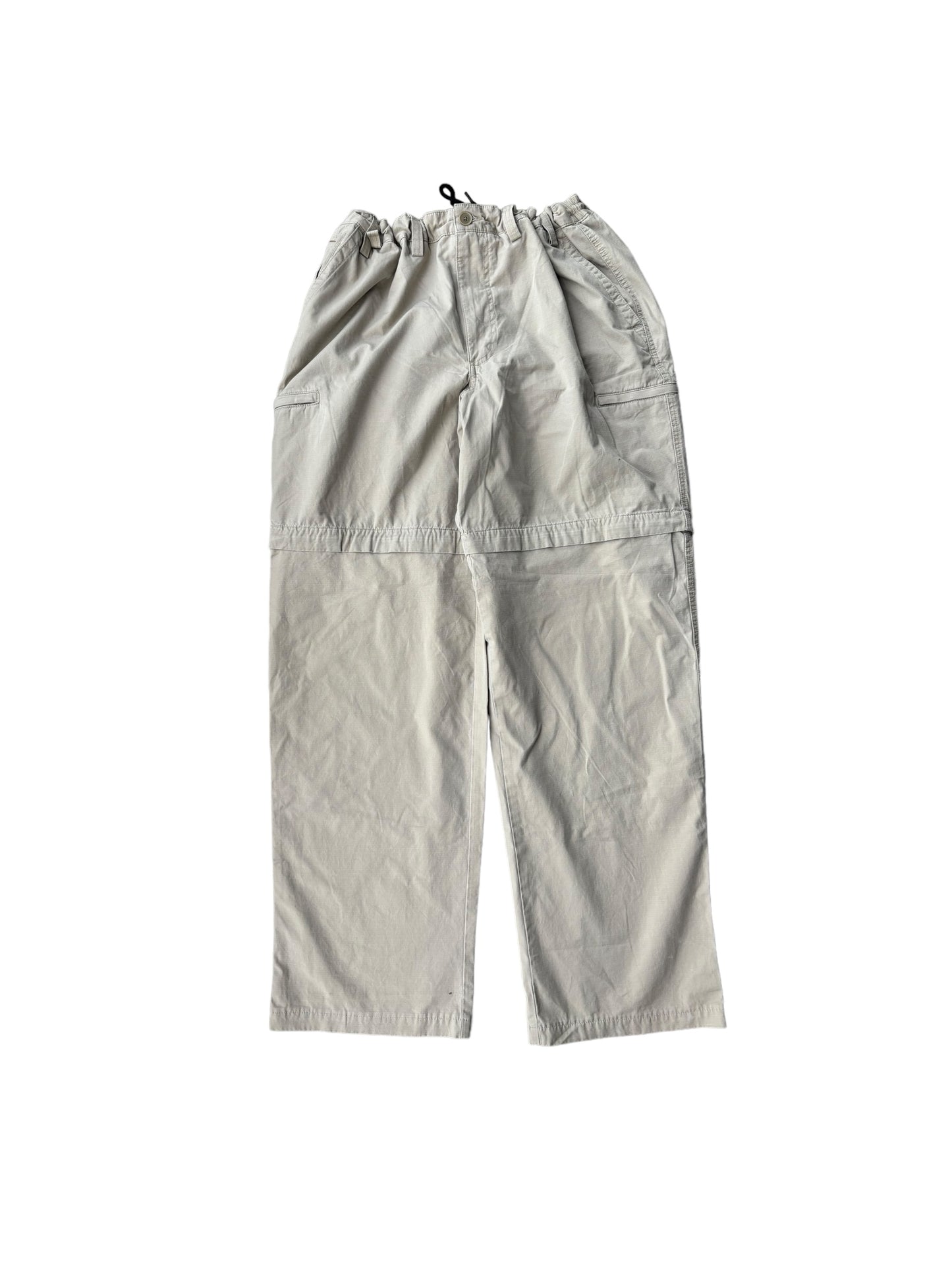 Vintage Parachute Convertible Cargos - Beige