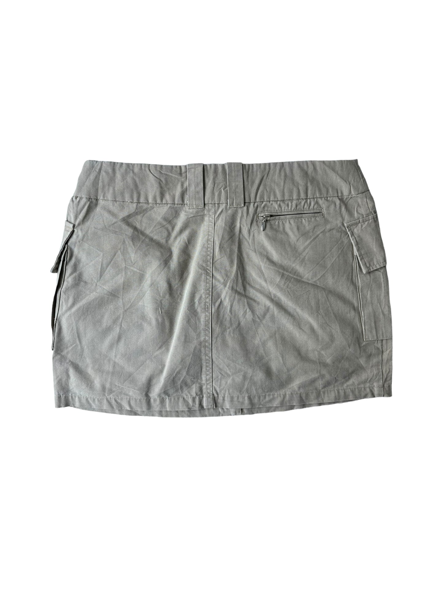 Y2K Cargo Skirt - Teddy Brown