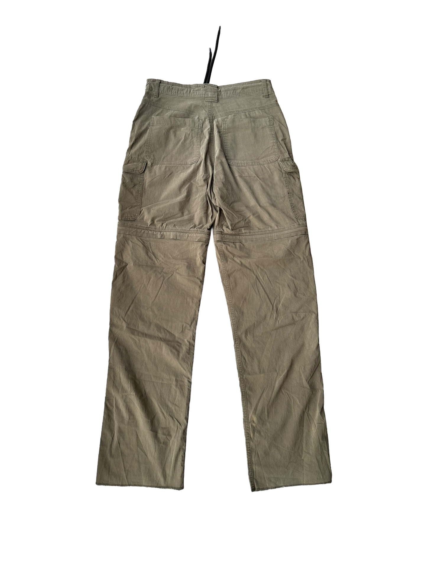 Vintage Parachute Convertible Cargos -Military Brown