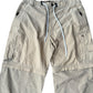 Vintage Parachute Convertible Cargos - Pastel Beige