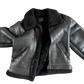 Vintage Us Military Leather Jacket - Black