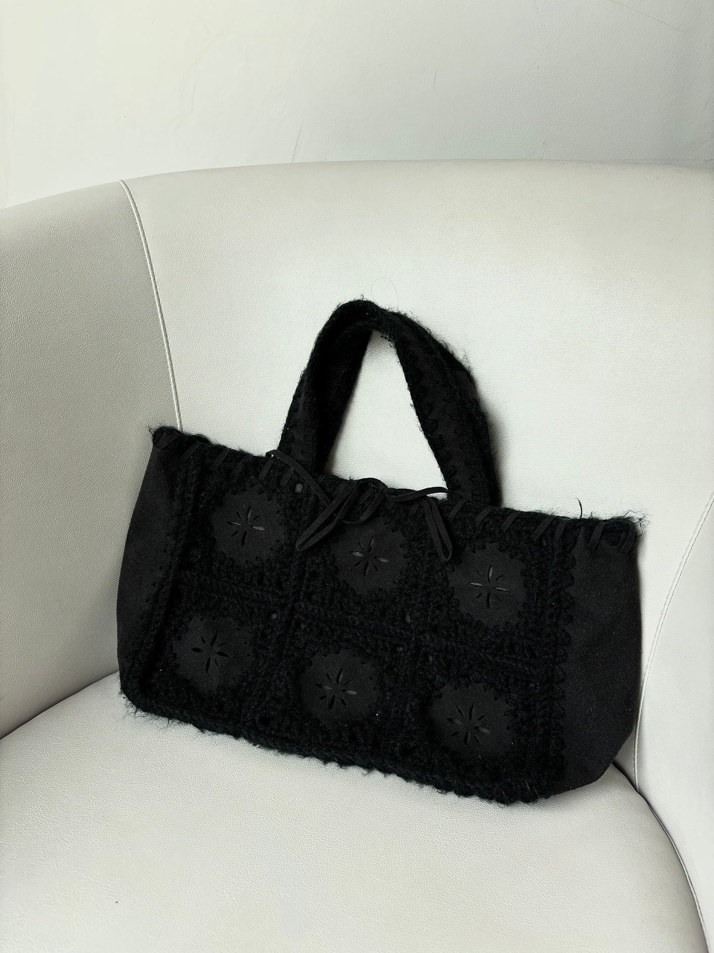 Y2K Coquette Woven Hand Bag