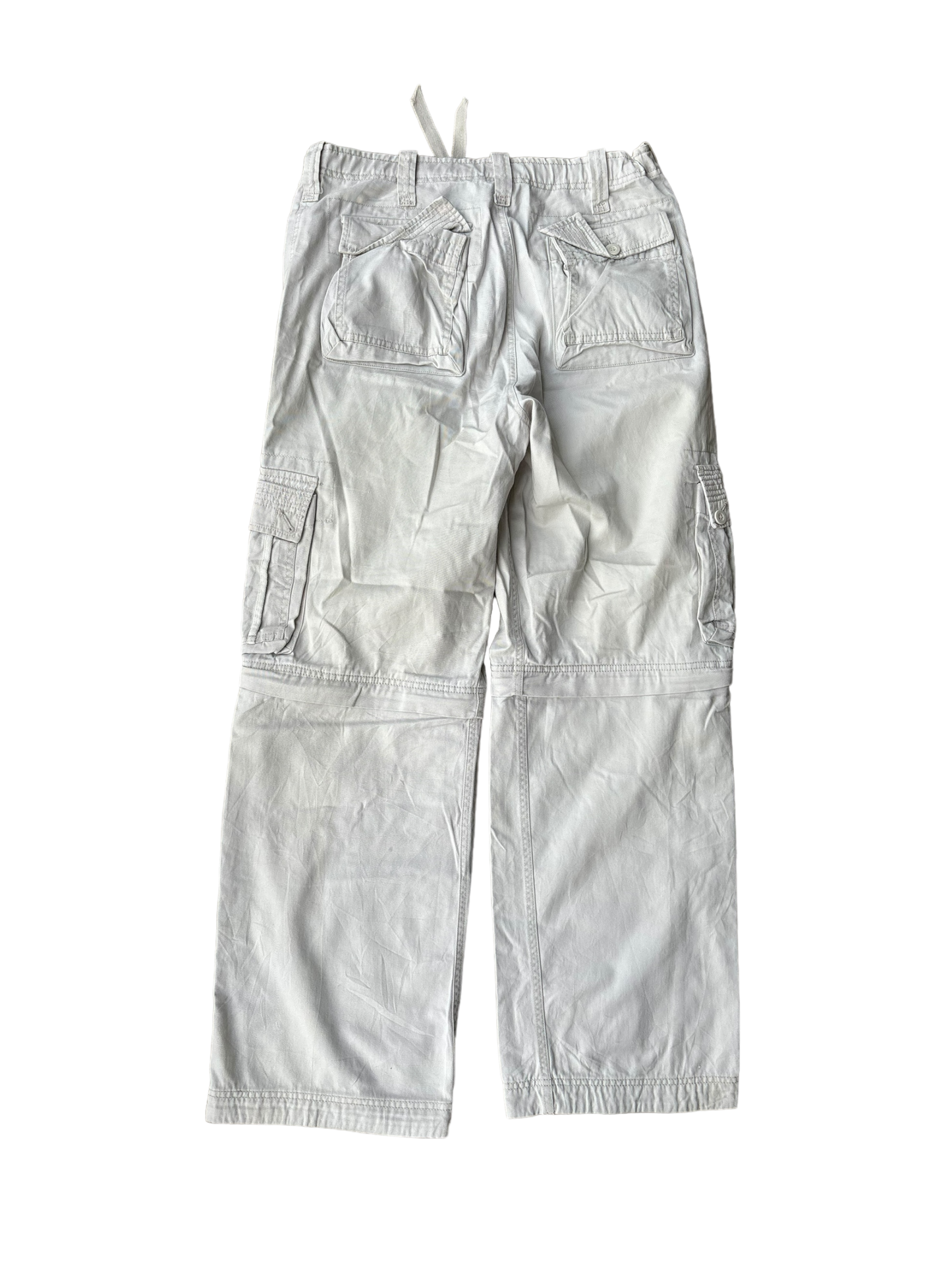 Vintage Parachute Convertible Cargos - Wolf Grey