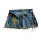 Y2K Mini Denim Skirt