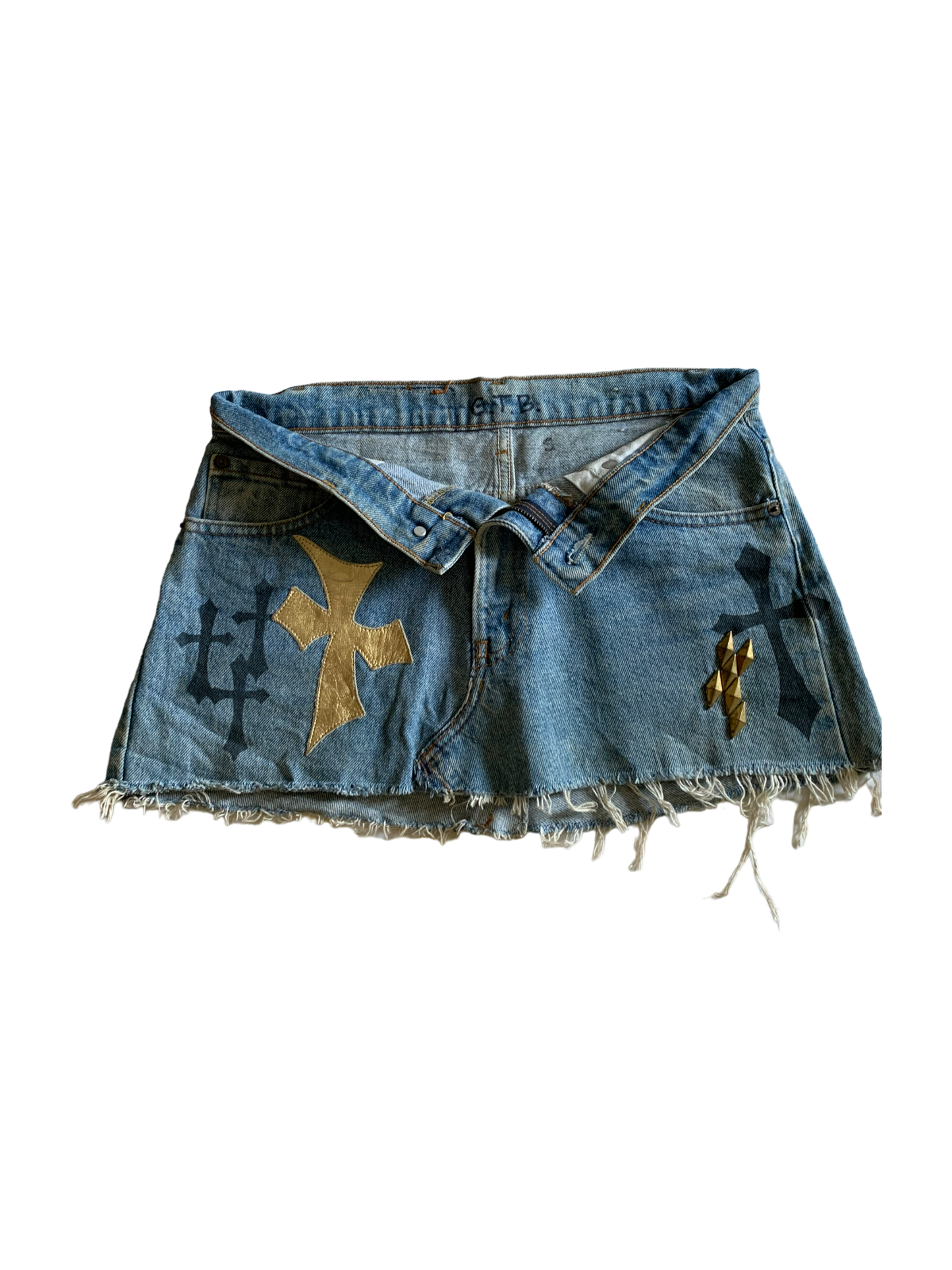 Y2K Mini Denim Skirt