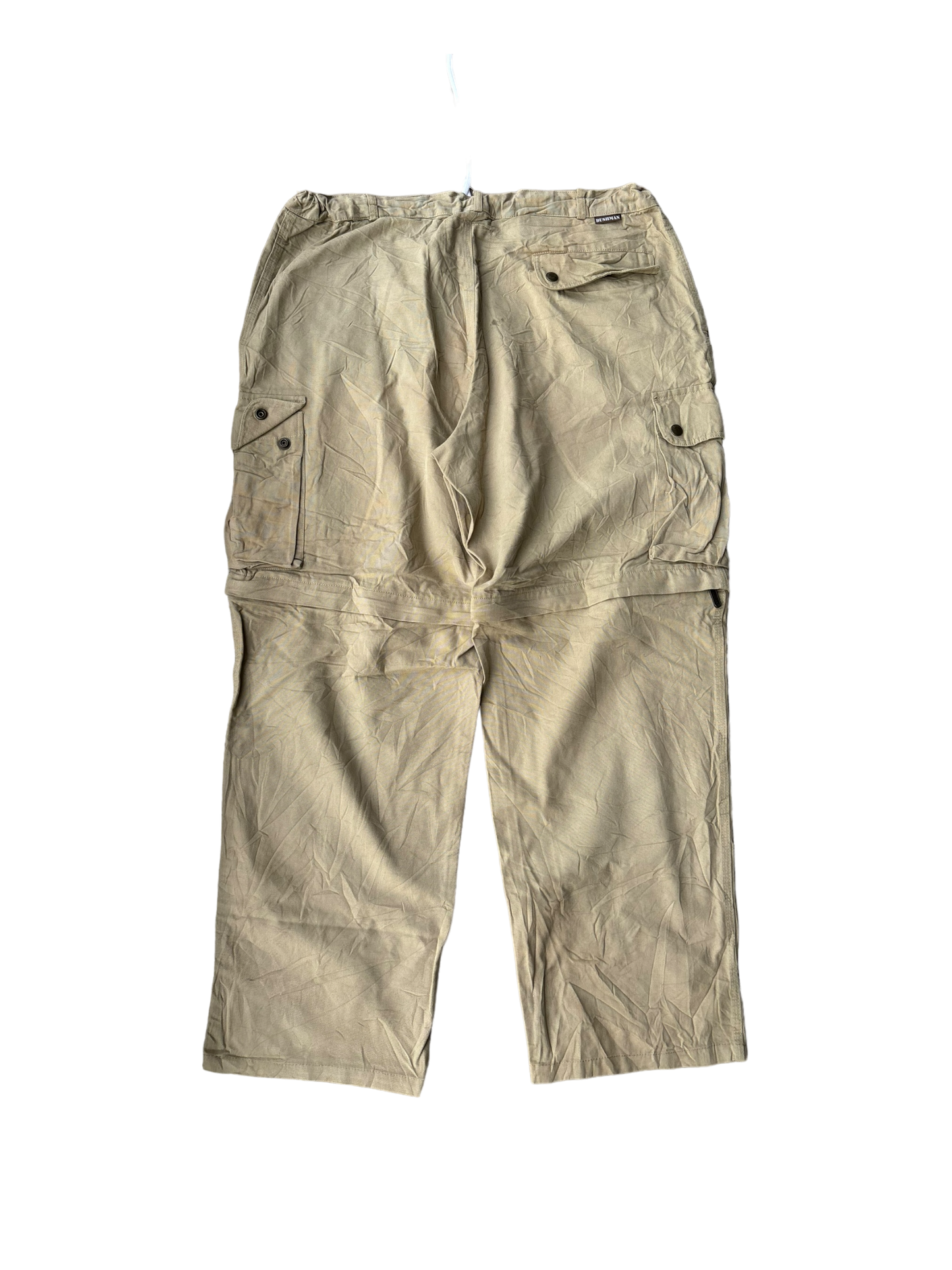 Vintage Parachute Convertible Cargos - Beige