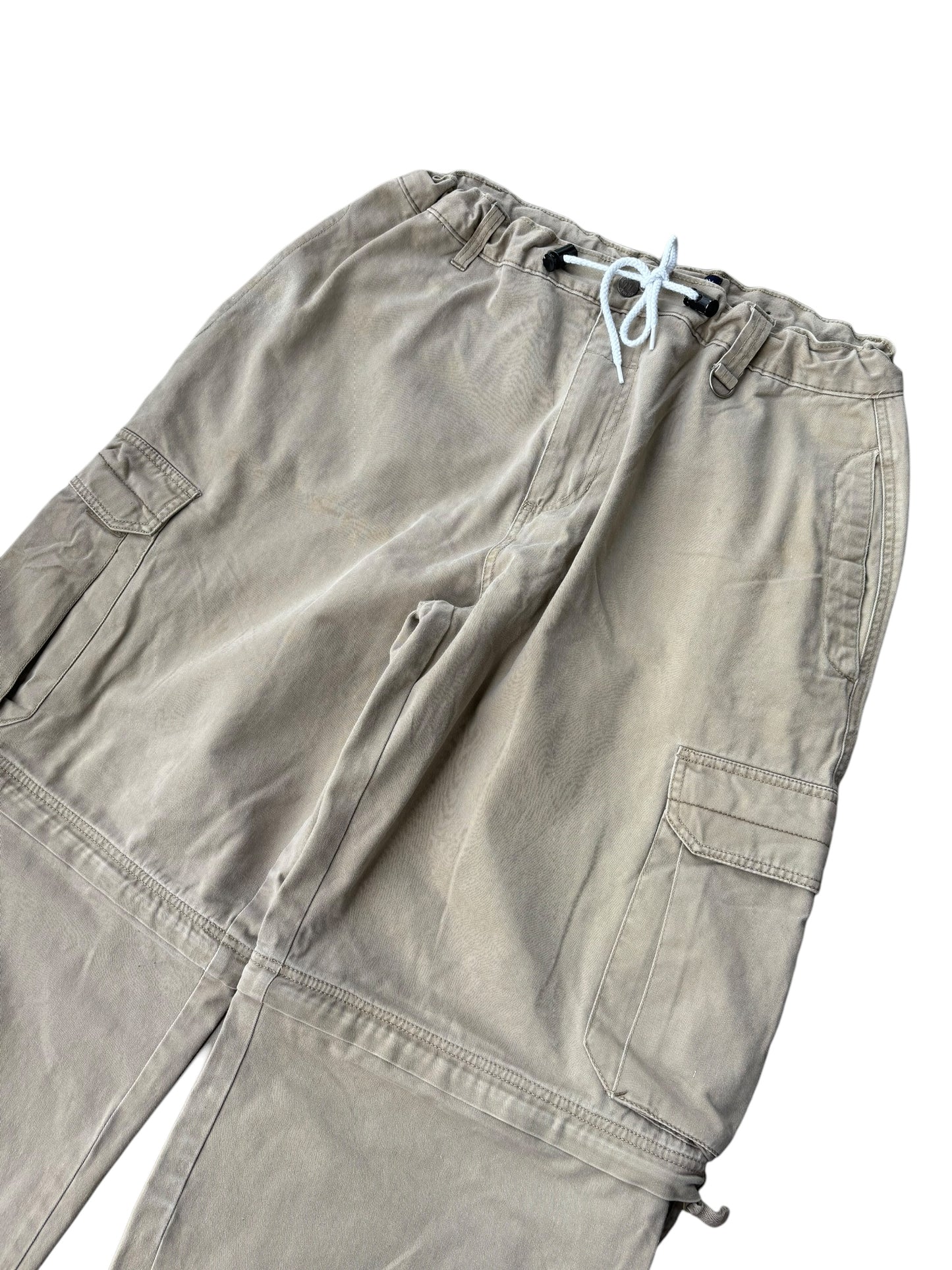 Vintage Parachute Convertible Cargos - Dainty Khaki