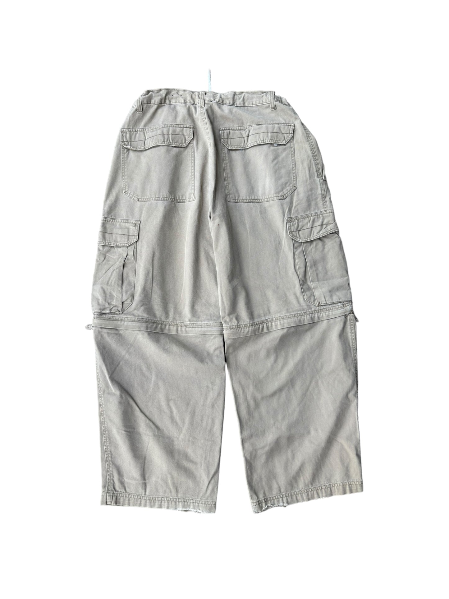 Vintage Parachute Convertible Cargos - Dainty Khaki