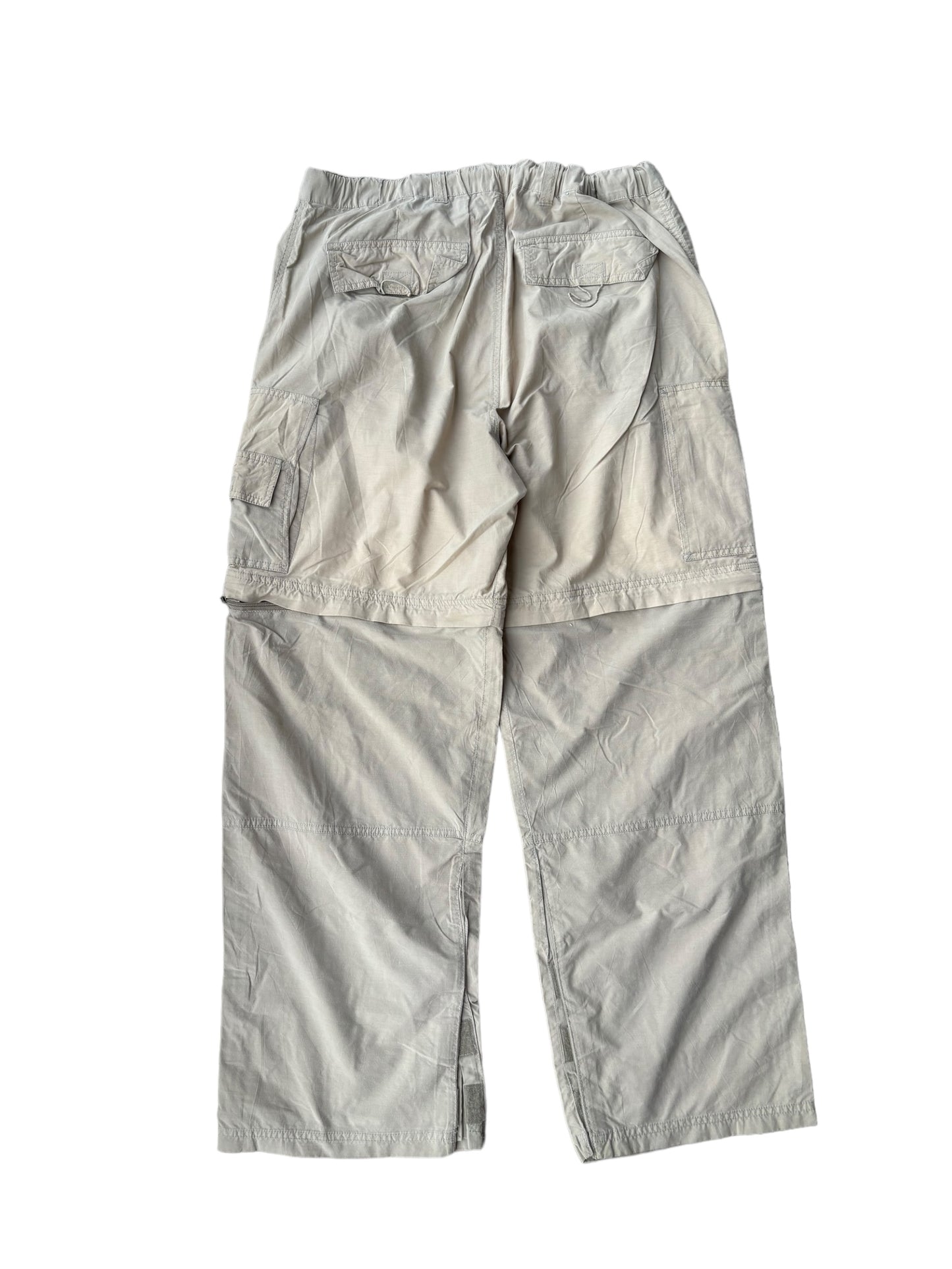 Vintage Parachute Convertible Cargos - Pastel Beige