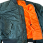 Vintage Alpha Industries Reversible Bomber Jacket - Navy / Orange