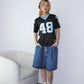 “Davis” NFL Jersey - Black/ Blue