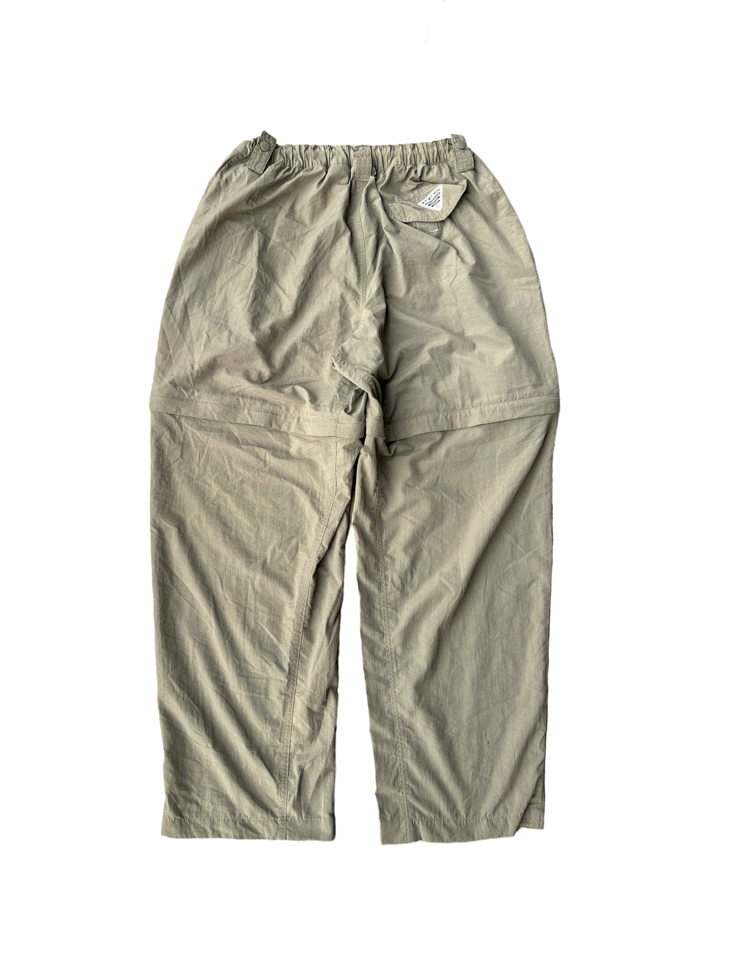 Vintage Parachute Convertible Cargos - Light Beige