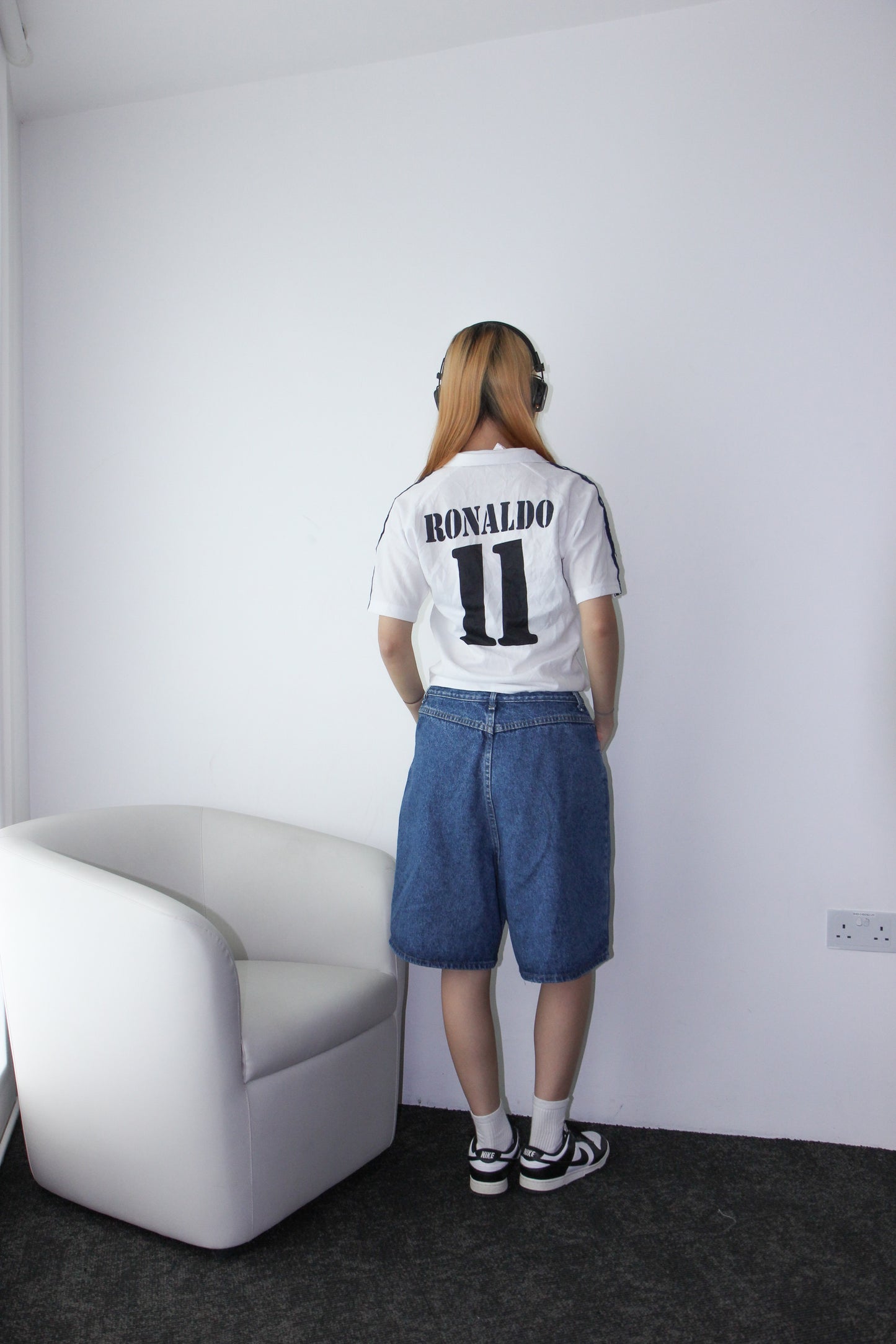 Adidas “Ronaldo” Soccer Jersey - White