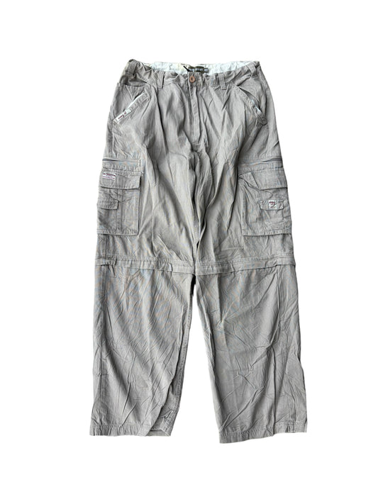 Vintage Parachute Convertible Cargos - Military Green