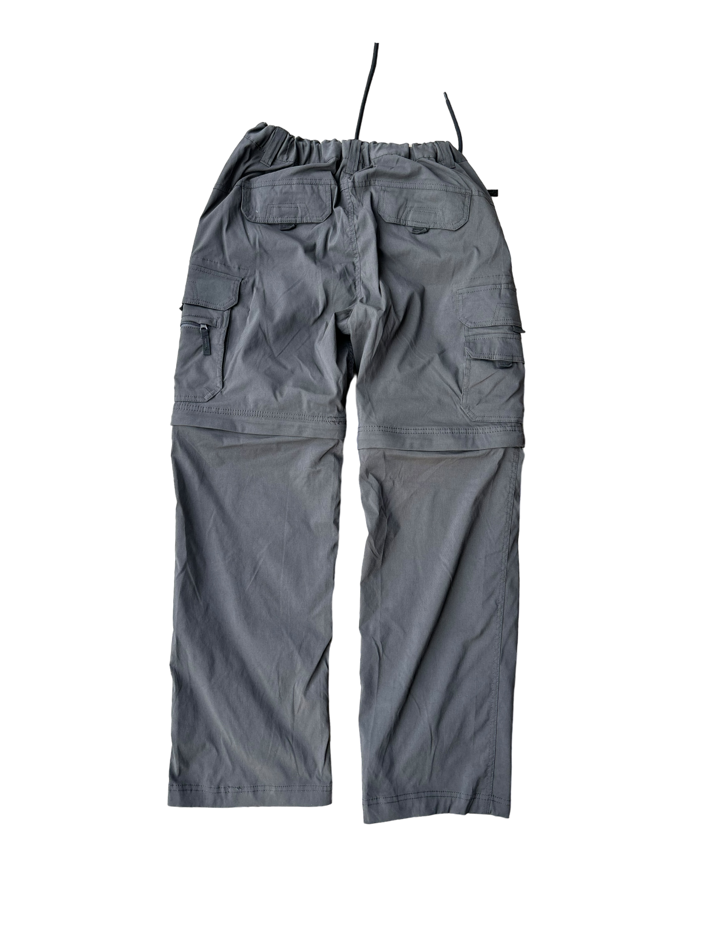 Vintage Parachute Convertible Cargos - Dark Grey