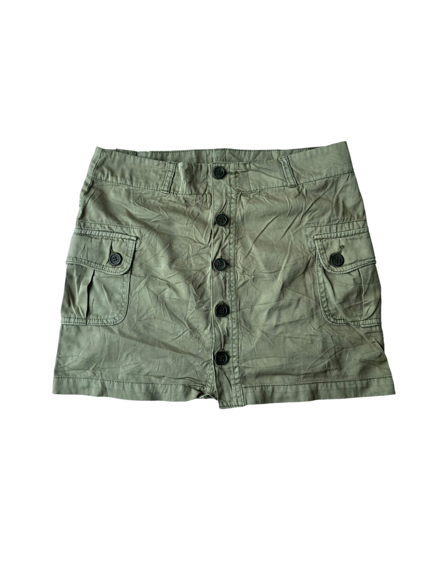 Y2K Cargo Skirt - Teddy Brown