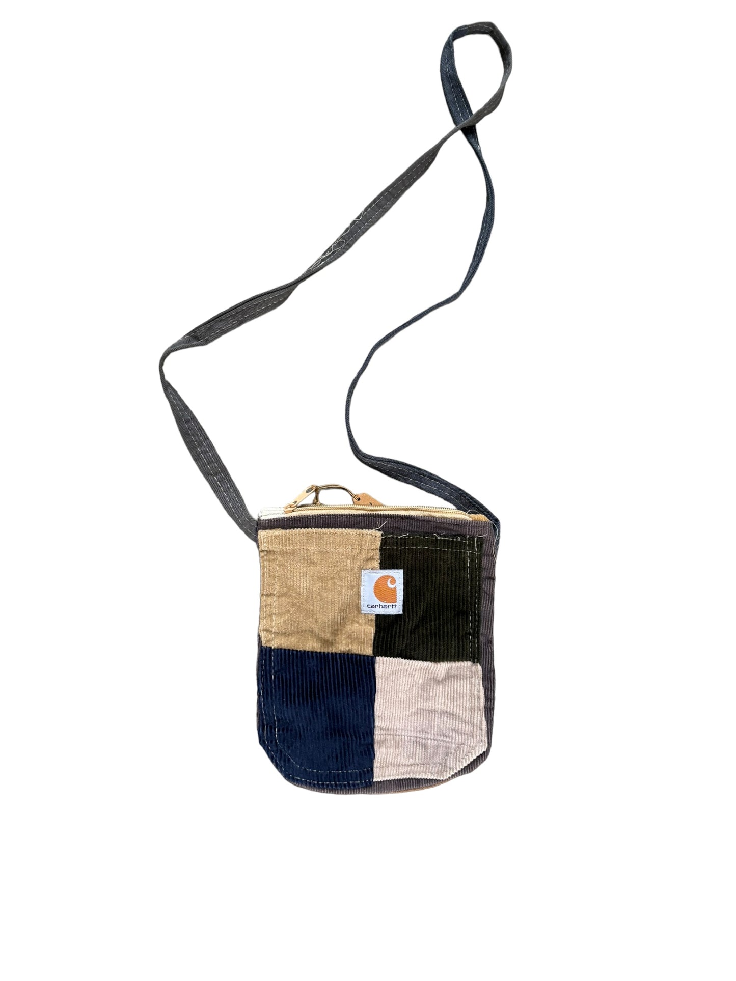 Vintage Reworked-Carhartt Pocket Sling Mini Bag - Patchwork