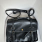 Black Messenger Leather Bag