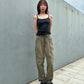 Vintage Parachute Convertible Cargos -Military Brown