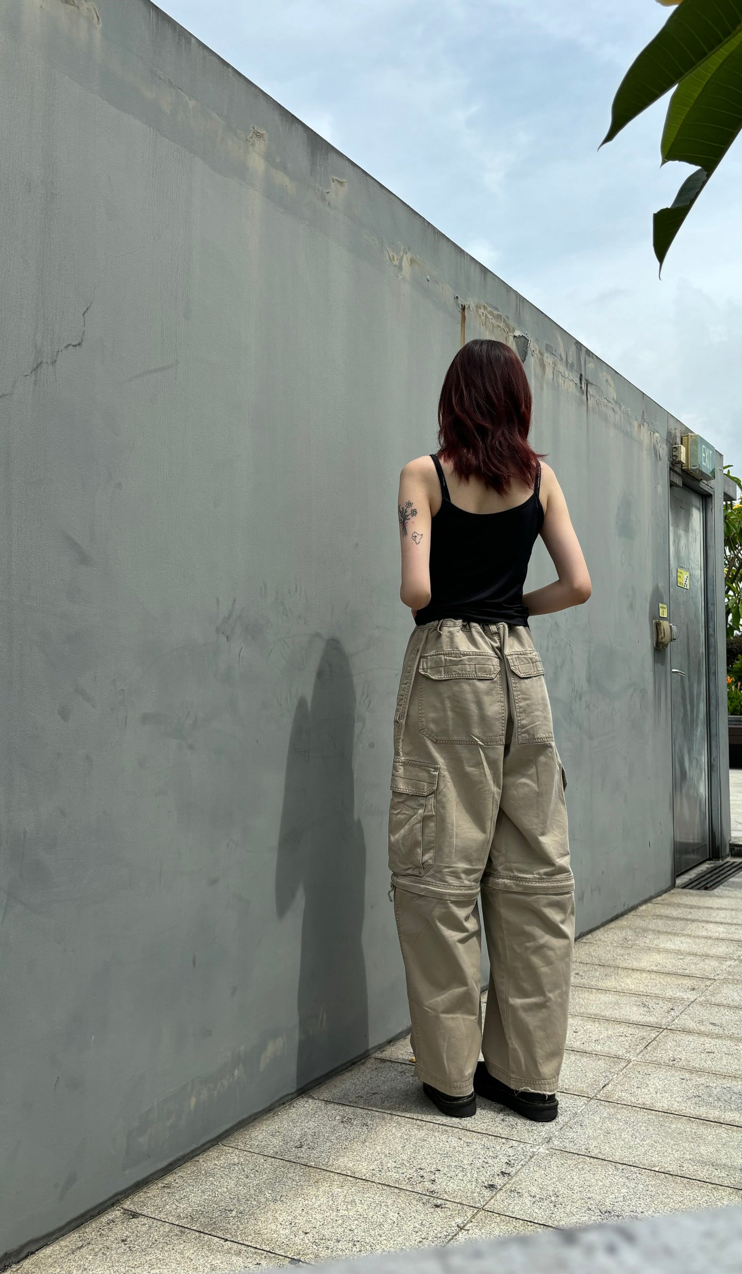 Vintage Parachute Convertible Cargos - Dainty Khaki