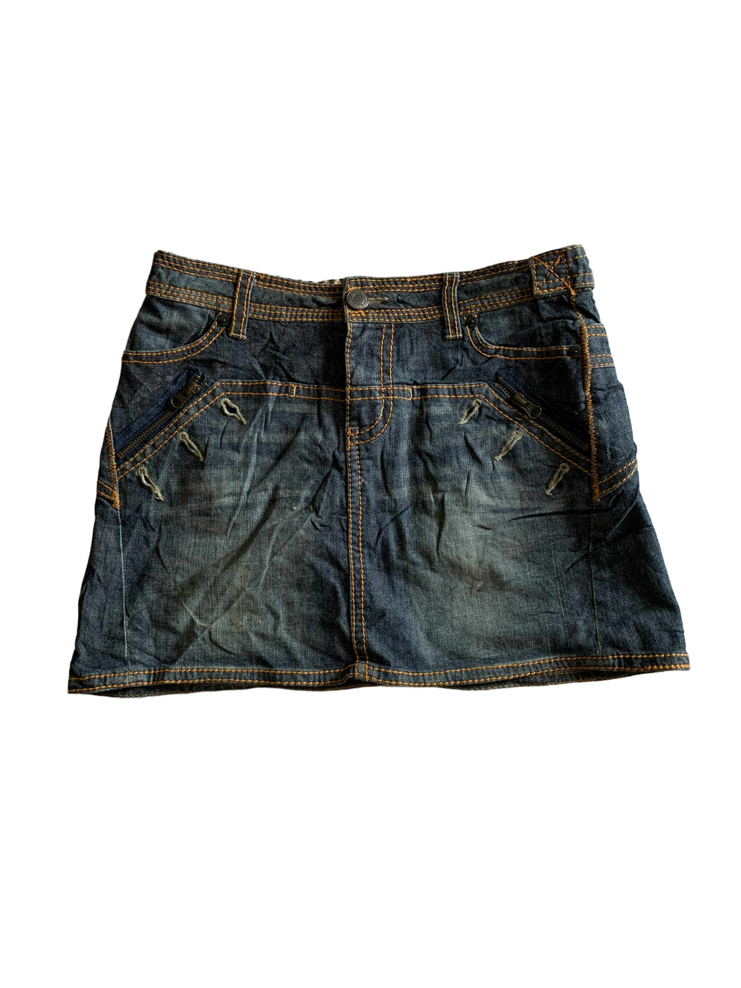 Y2K Mini Denim Skirt