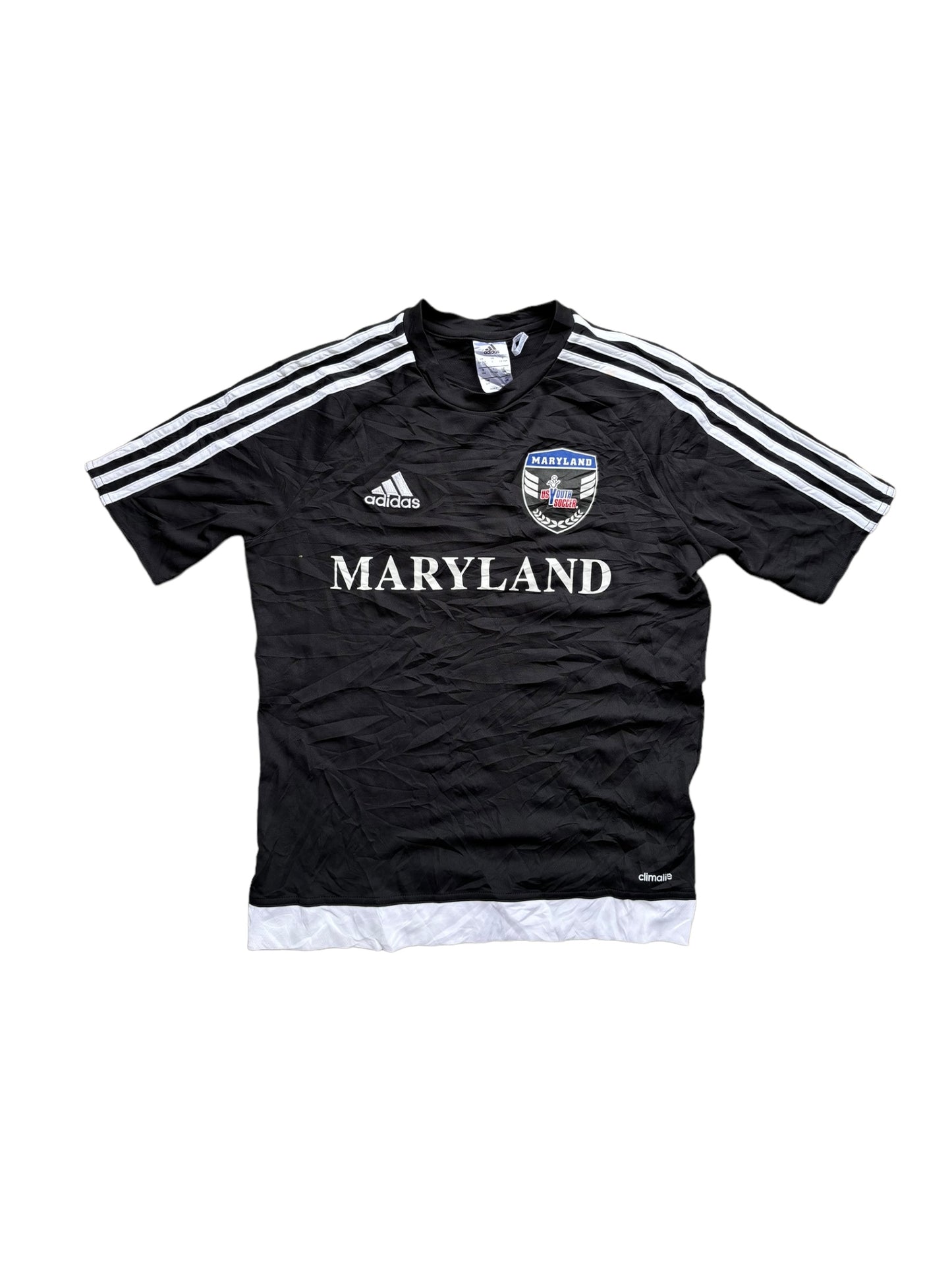 “Maryland” Adidas Soccer Jersey - Black/ White