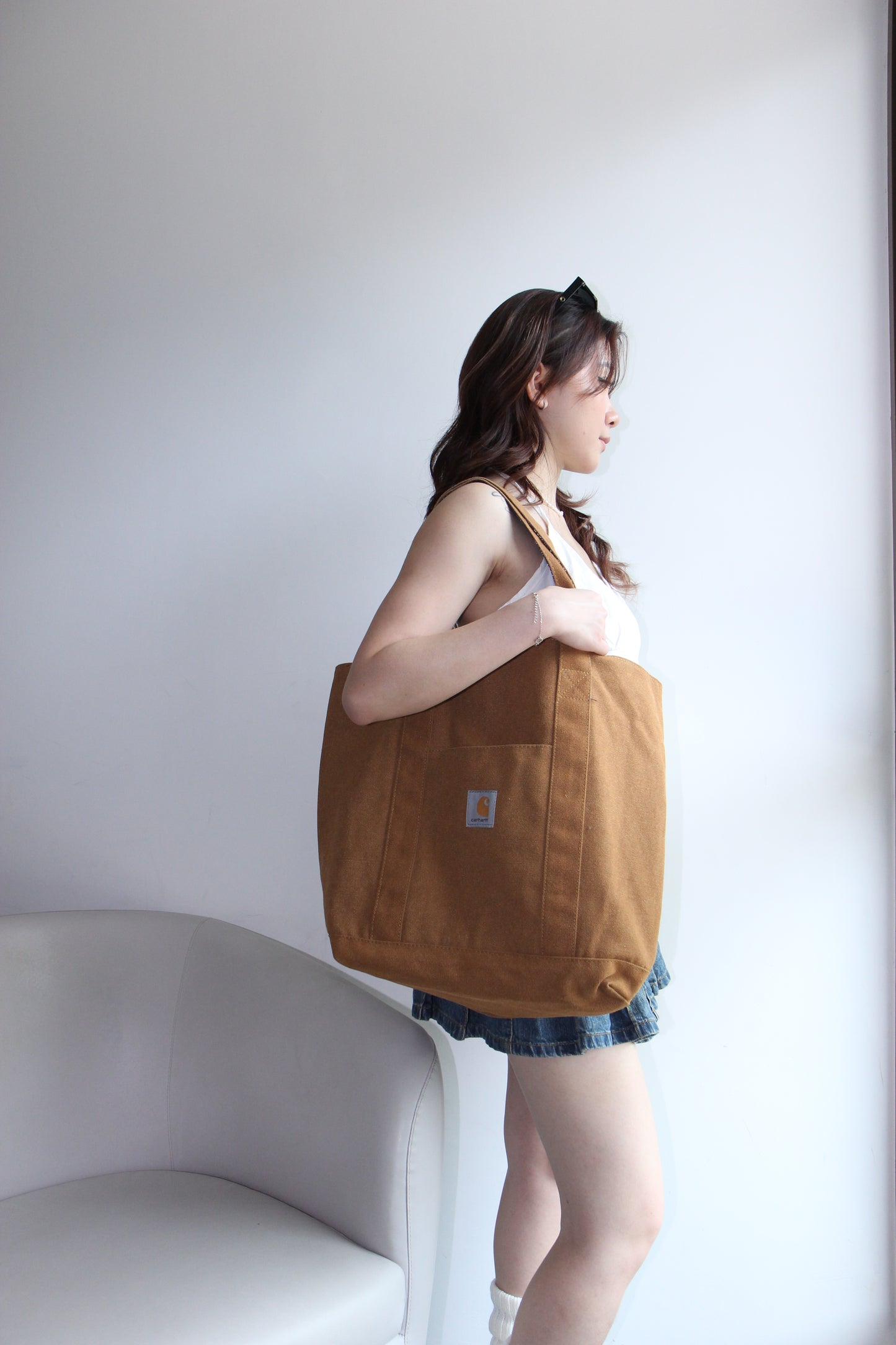 Vintage Reworked Carhartt Hand Bag