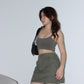 Y2K Cargo Skirt - Military Brown