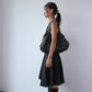 Vintage 90s Ruffle pleated Skirt - Black