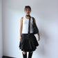 Vintage 90s Ruffle Ball Skirt - Black