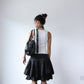 Vintage 90s Ruffle Ball Skirt - Black