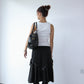 90s Silky Bridesmaid Skirt - Black