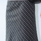 Vintage 90s Striped Pencil Office Skirt - Wolf Grey