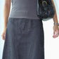 Vintage 90s Denim Pencil Skirt - Charcoal