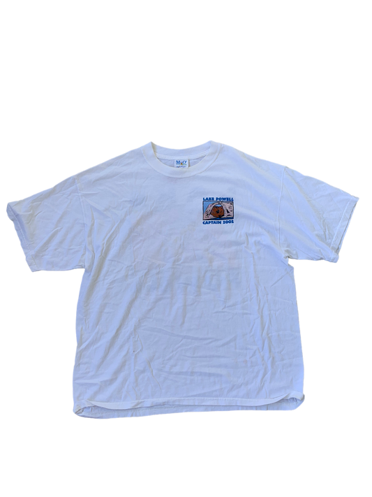 Y2K Camping Vintage Tee - White