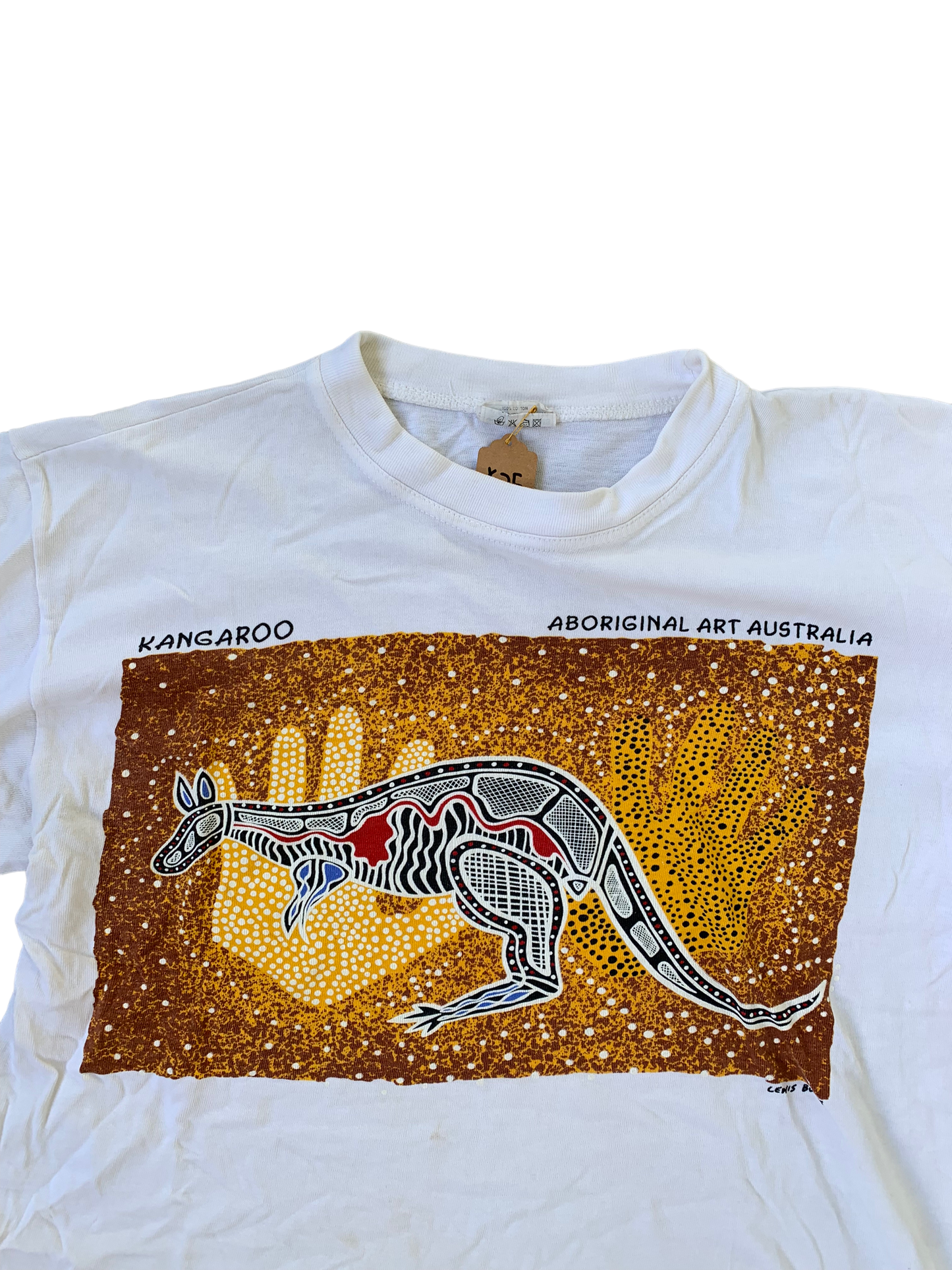 90s Australia Kangaroo Vintage Tee - White