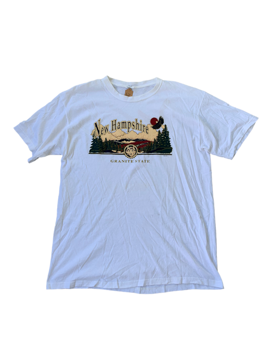 Y2K Hawaiian Vintage Tee - White