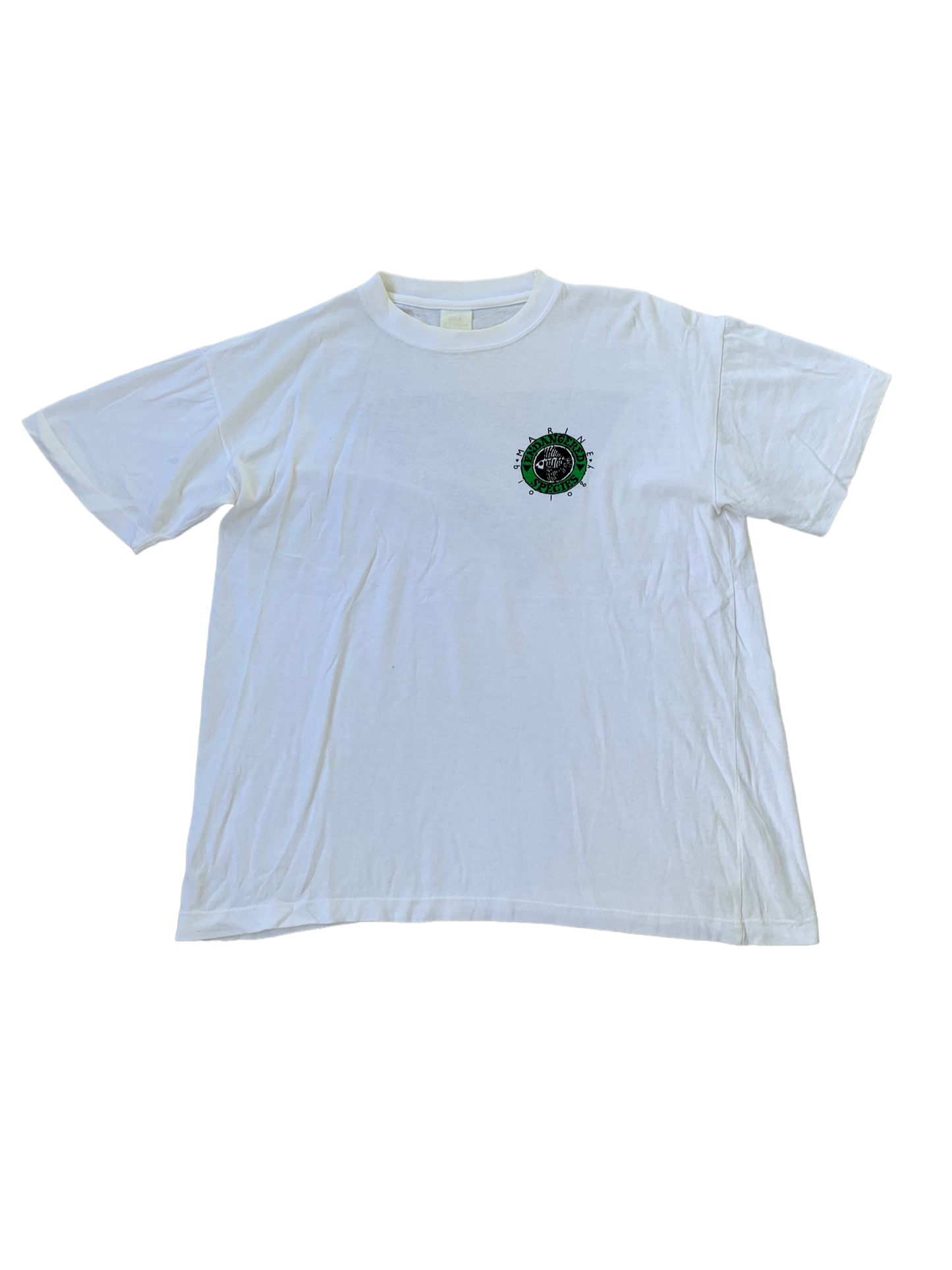 Y2k Fishing Military Vintage Tee - White