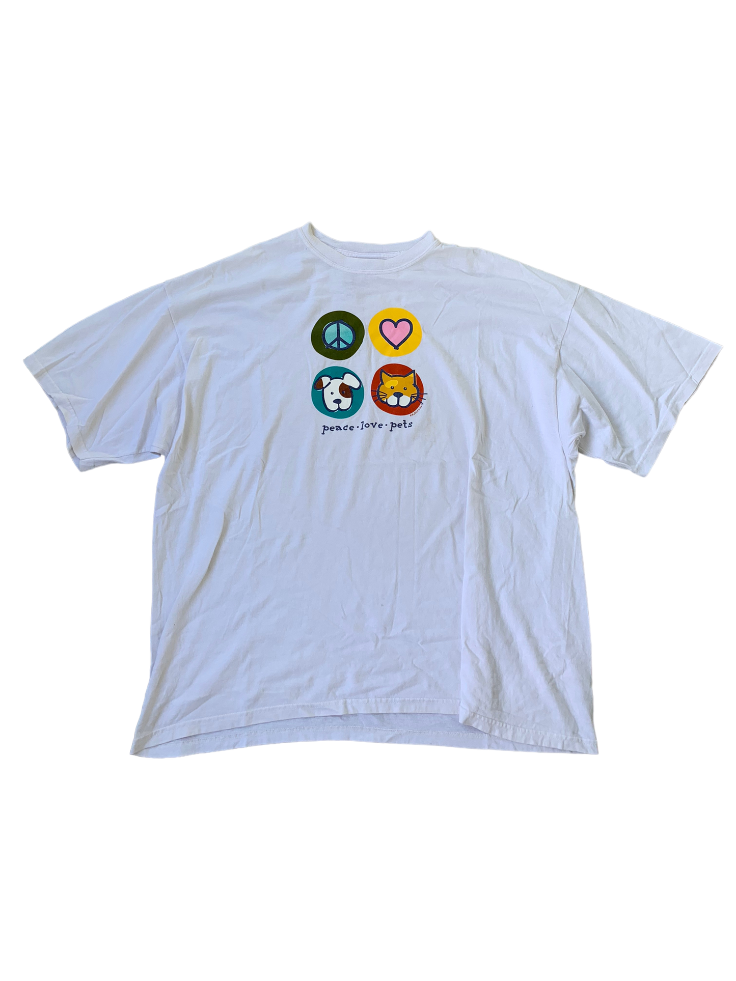 Y2k Hippie Vintage Tee - White