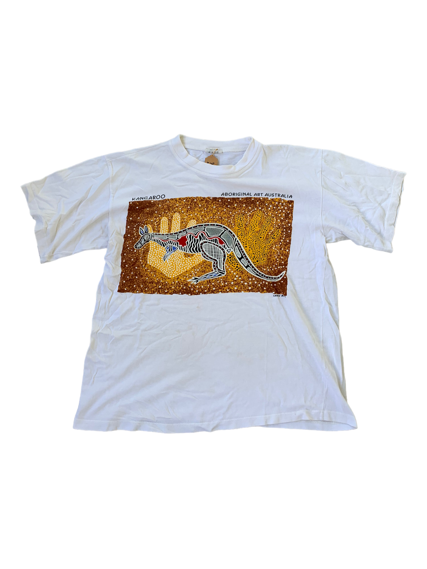 90s Australia Kangaroo Vintage Tee - White