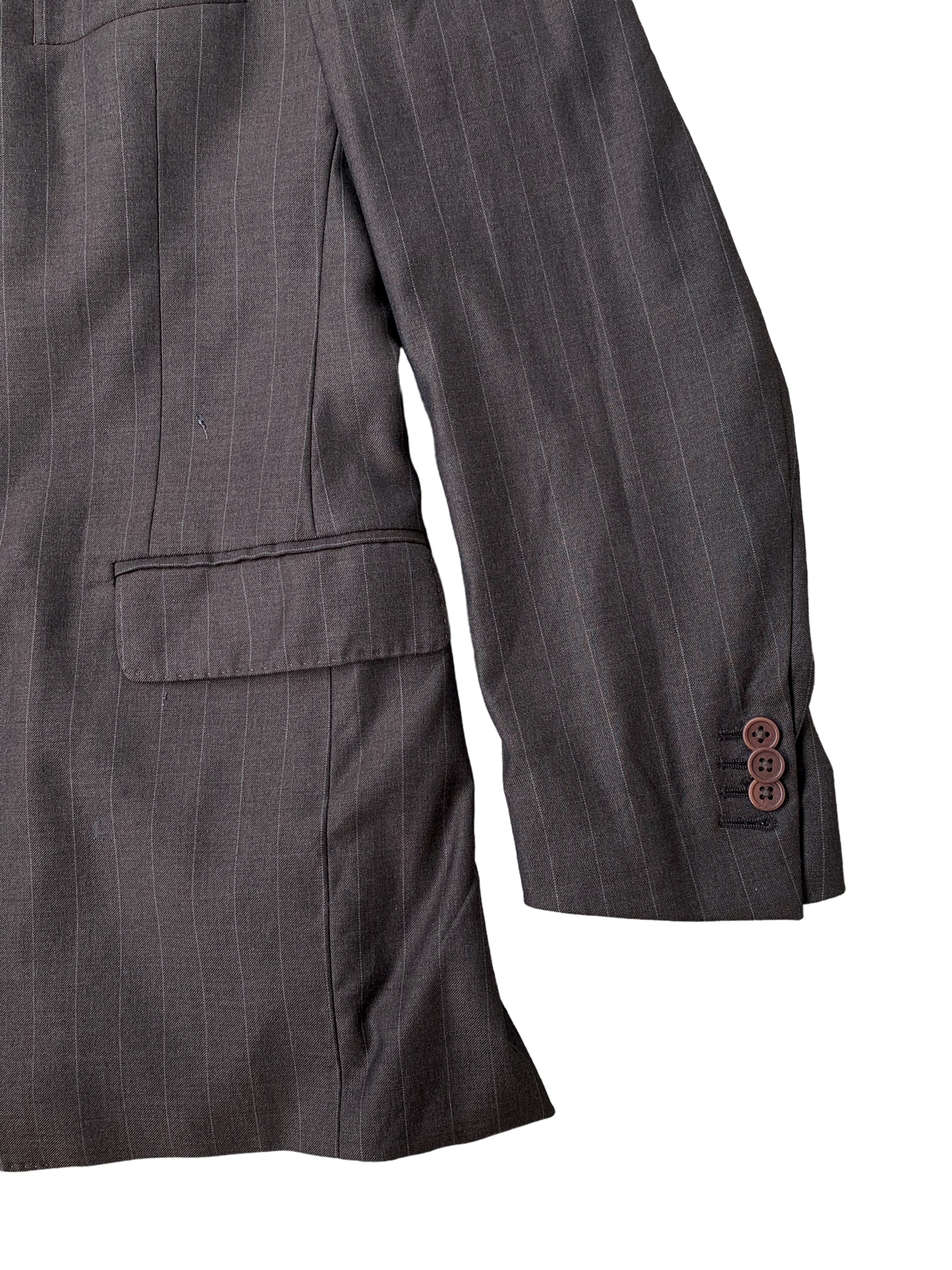 Italian Classic Blazer Jacket - Brown/Black