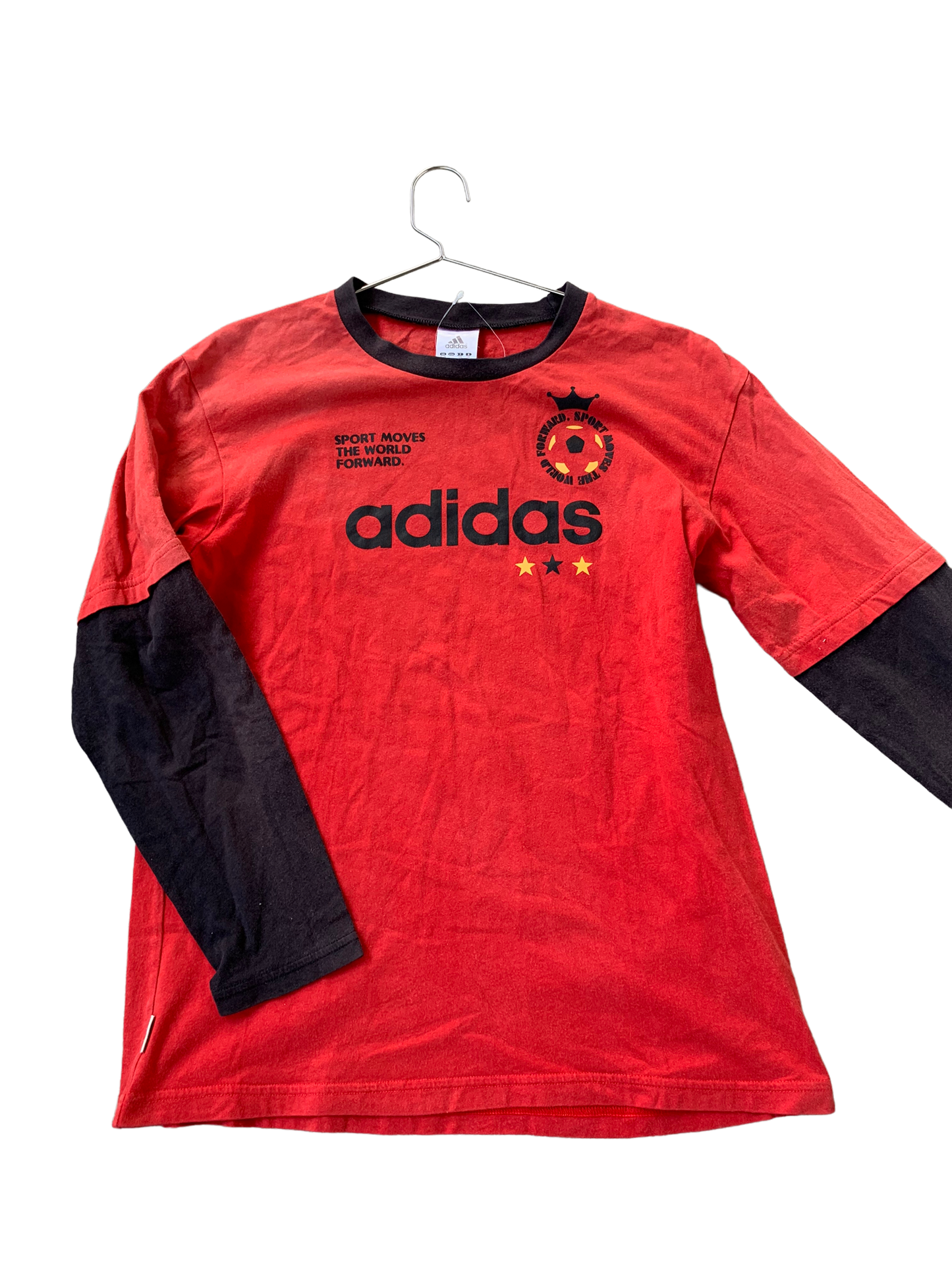 Y2k Summer Adidas Baby Top - Red