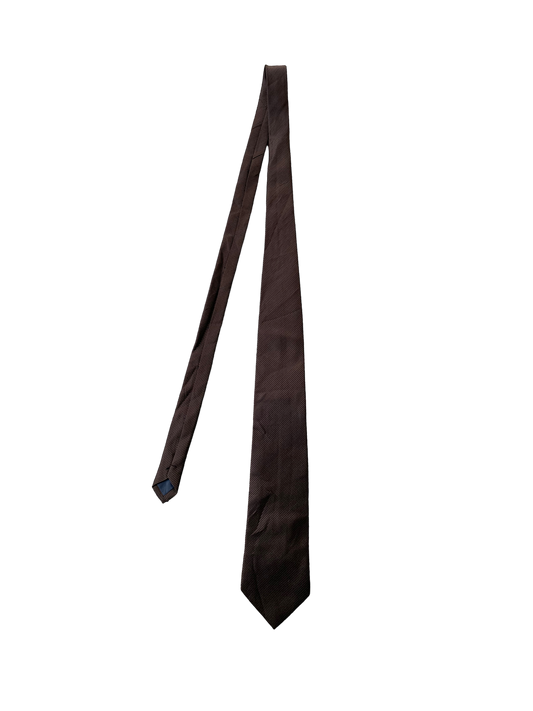 Vintage Y2K Tie - Mr Bean Brown