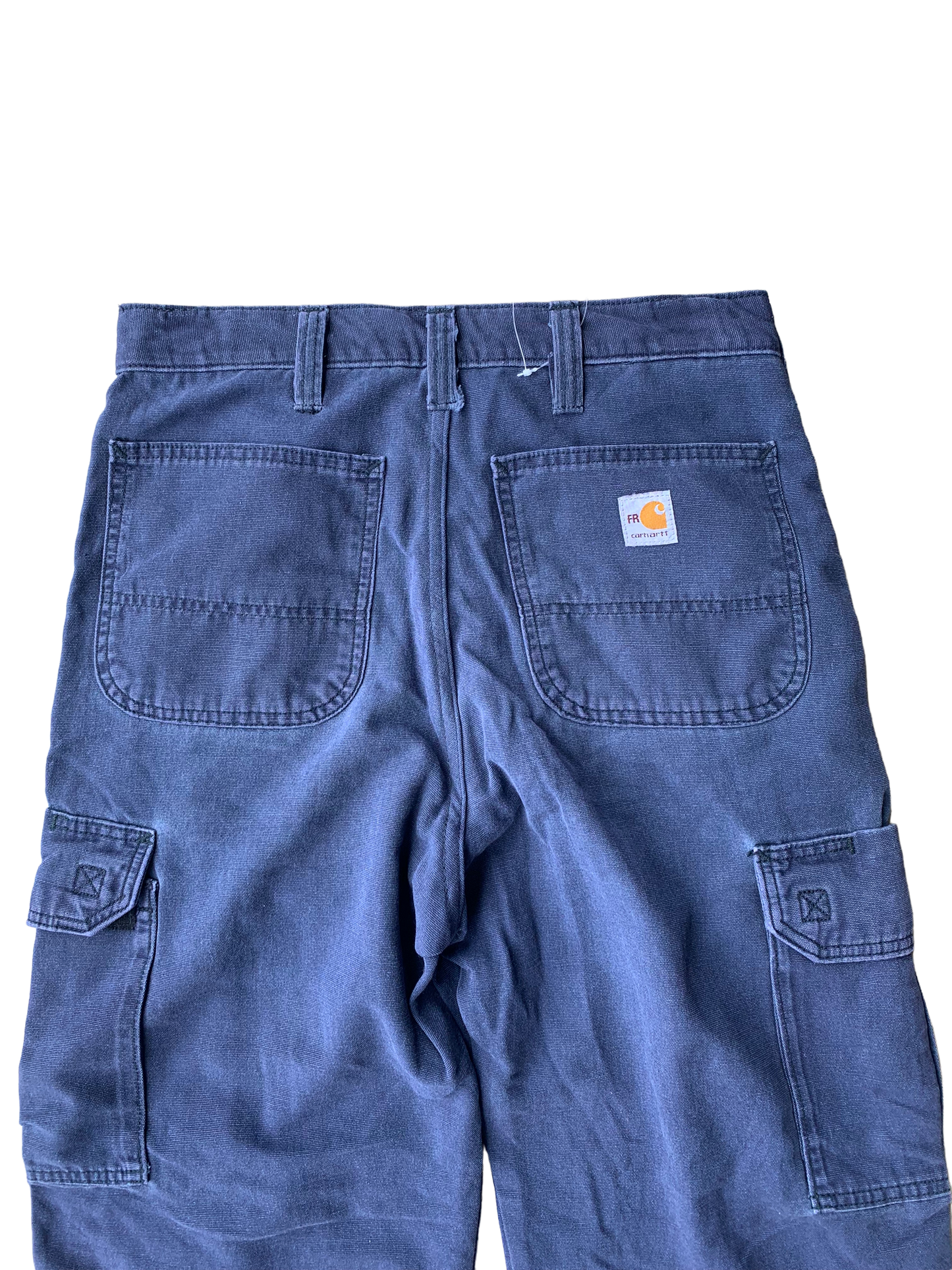 Vintage Carhartt Carpenter Cargos- Denim Blue