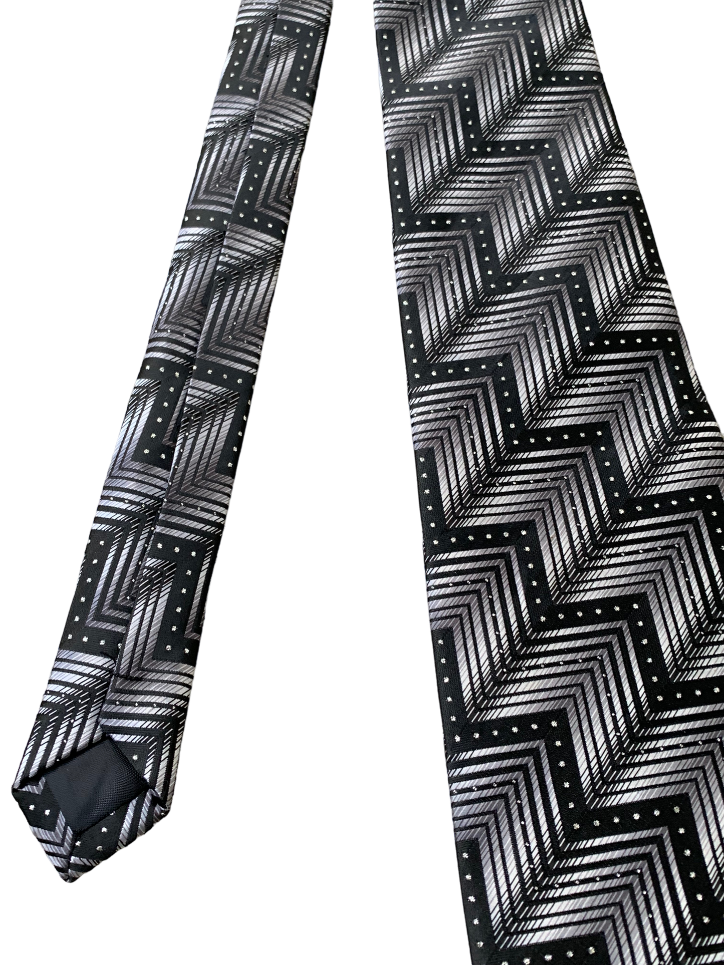 Vintage Y2K Tie -Japanese Mosiac